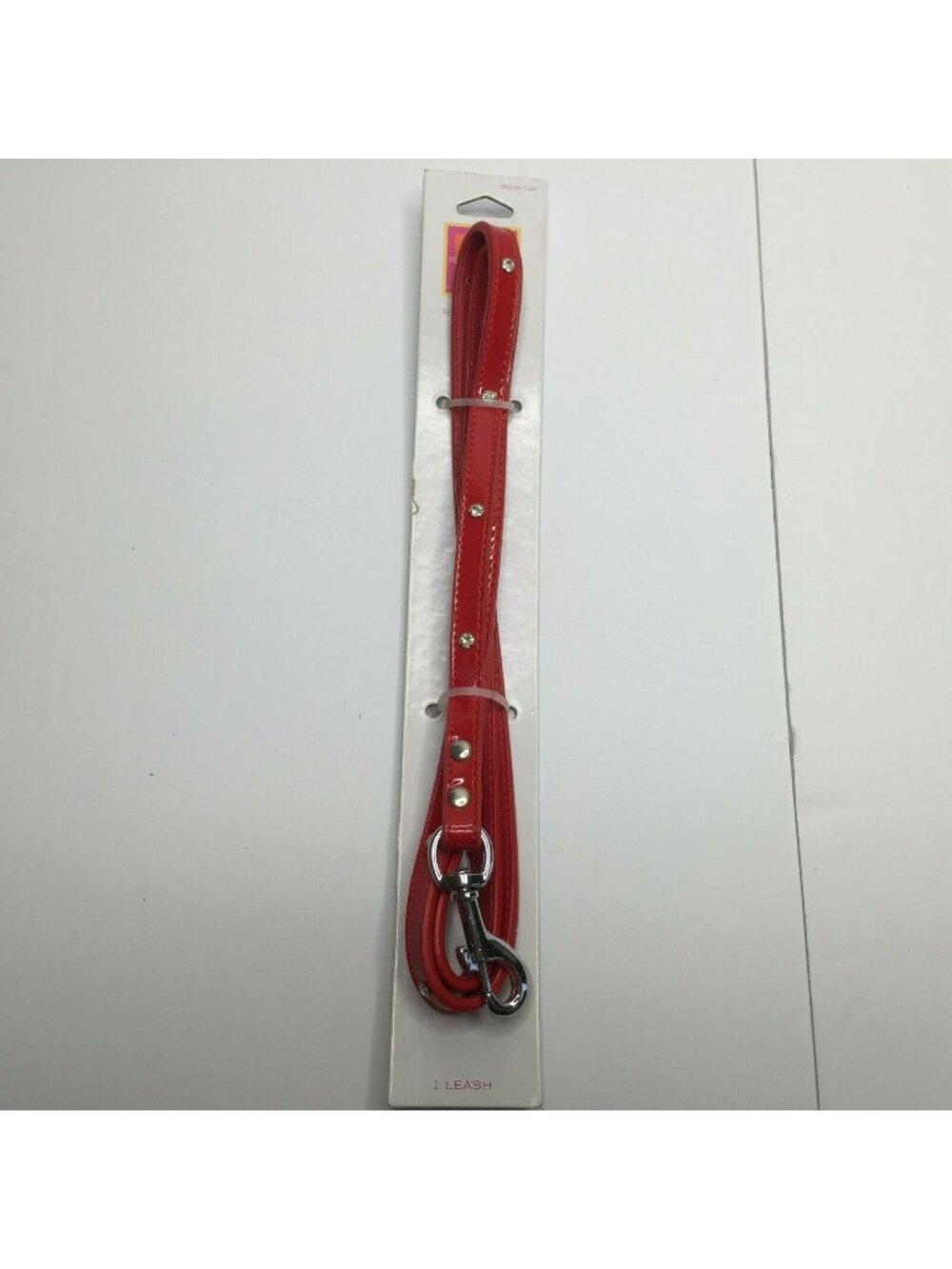 Isaac Mizrahi For Target Rhinestone Dog Leash 4 Ft Red Metal Hardware